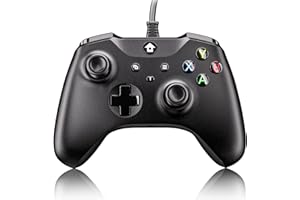 SZDILONG Wired Controller for Xbox One, Controller for Xbox with 5.9-Foot Cable and 3.5 mm Audio Jack, Black