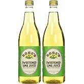 Rose's Lime Juice - Sweetened, 1 Liter (33.8 Fluid Ounces) Plastic Bottle (Pack of 2)