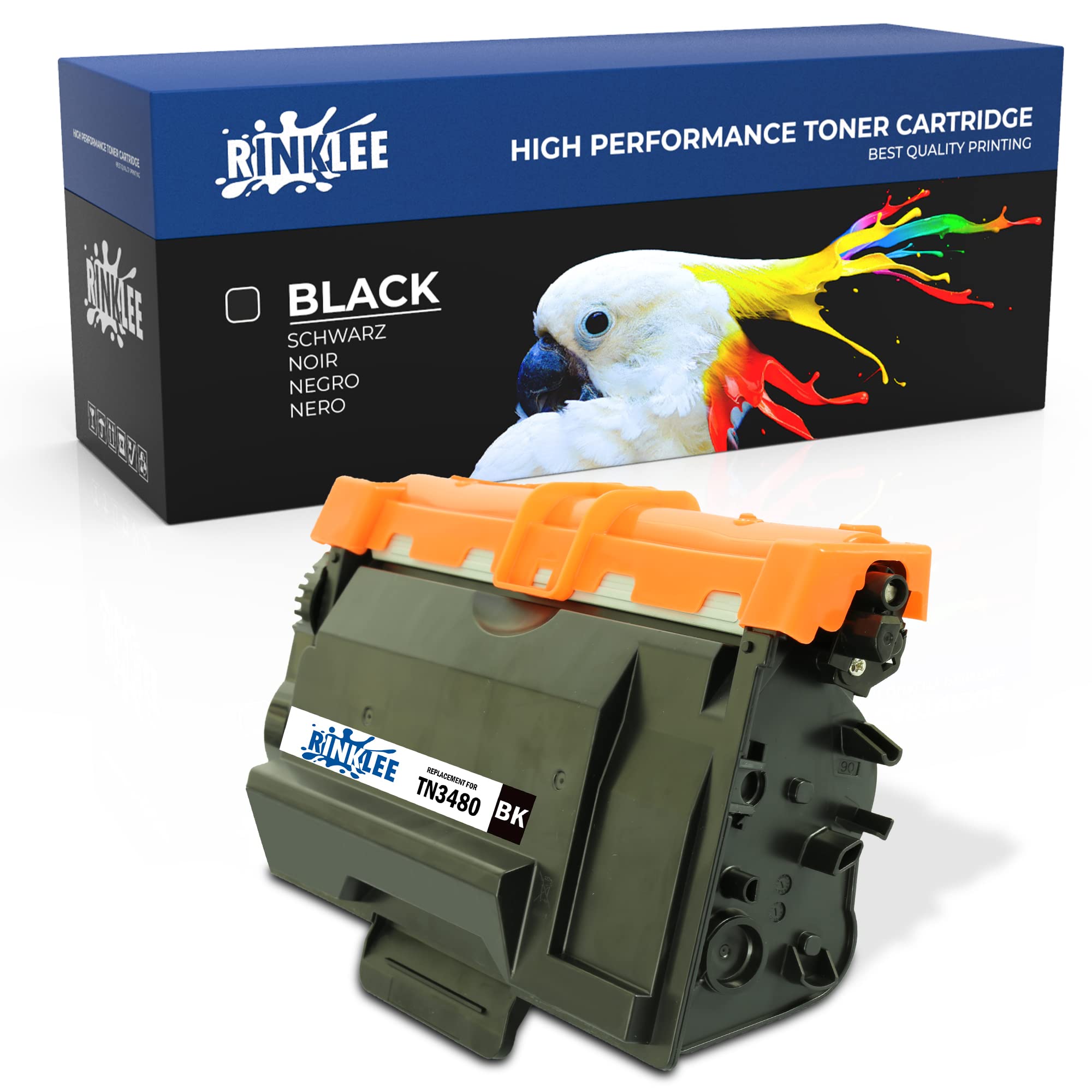 RINKLEE Toner Cartridge Replacement for TN-3480 Compatible with Brother MFC-L6900DW HL-L6400DW HL-L5000D HL-L6200DW HL-L5200DW HL-L6300DW MFC-L6800DW HL-L5100DN MFC-L6750DW MFC-L5750DW | 1 Black