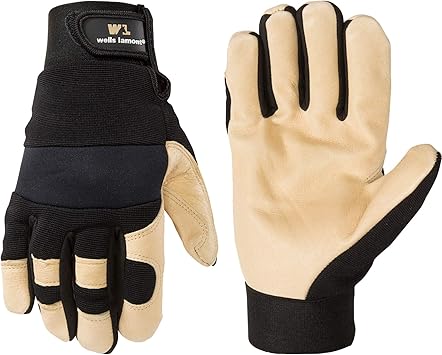 leather work gloves amazon
