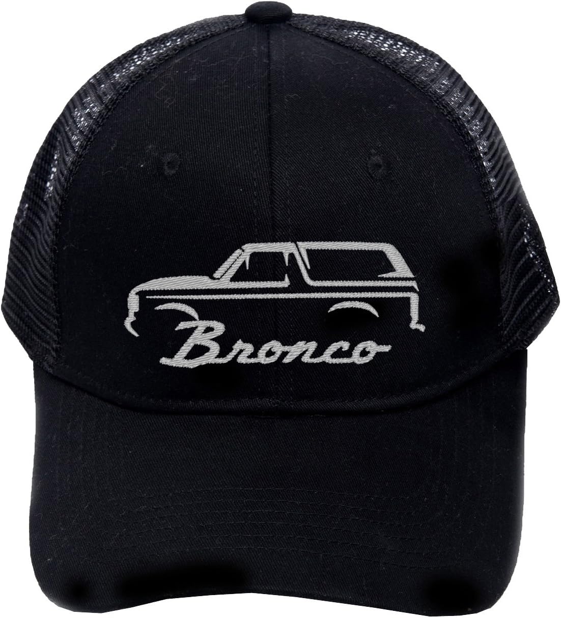 Truck Driver Hats Embroidry 1966-77 Ford Bronco Snapbacks Adjustable Cap Black