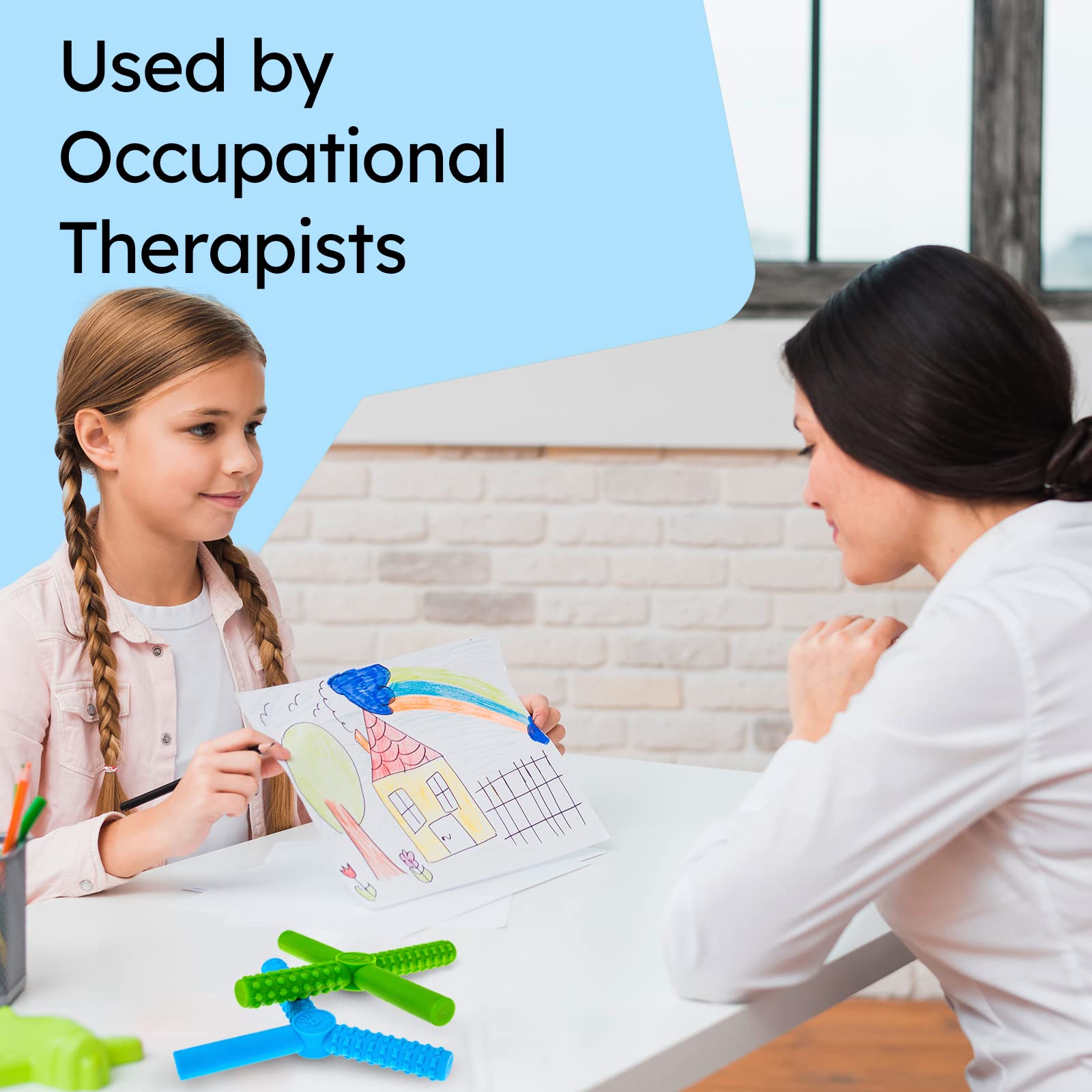 Gafly X’s and Y’s - 5 Pack Sensory Chew Toys for Autistic Children - Chewy Sticks for Sensory Kids - Autism Chew Toys for Toddlers & Kids - BPA-Free Silicone Chew Tubes for Sensory Needs