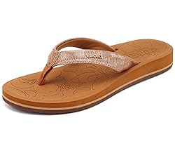 ONCAI Women's Flip Flops Comfortable Summer Beach