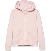 Amazon Essentials Girls and Toddlers' Fleece Zip-Up Hoodie Sweatshirt