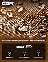CQR Men's Quick Dry Work Pants, Water Resistant