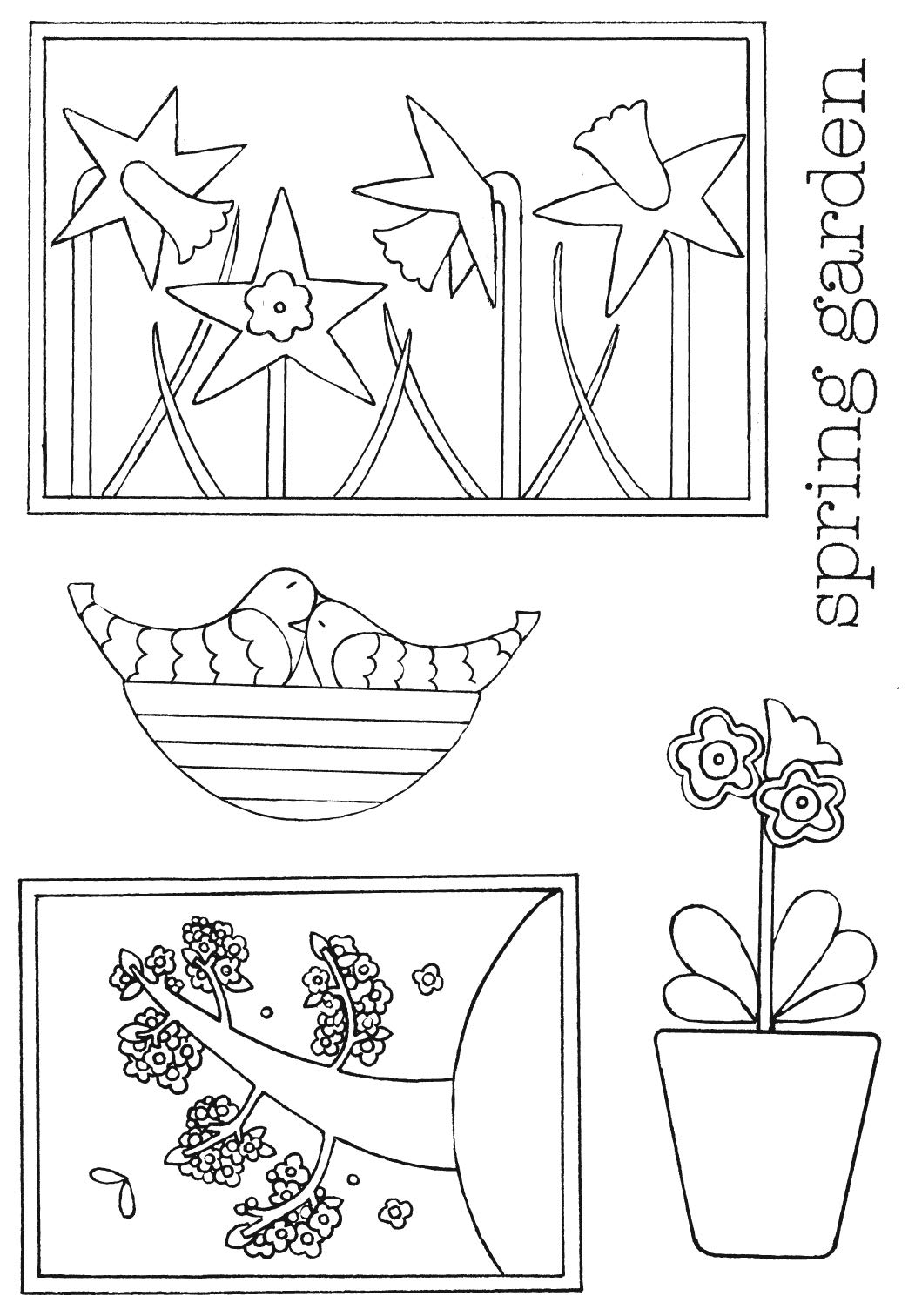 Personal Impressions XS Bh Spring Garden Stamp Set