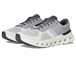 On Men's Cloudrunner 2 Sneaker, Wolf/Ivory, 10
