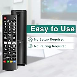 (Pack of 2) Universal Remote for LG Smart