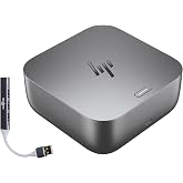 HP Thunderbolt 4 100W G6 Dock Universal Thunderbolt/USB-C Docking Station | Port Replicator Bundle w/Dockztorm Hub (Single Cable for Charging, Data Transfers to Any Brand Laptop)