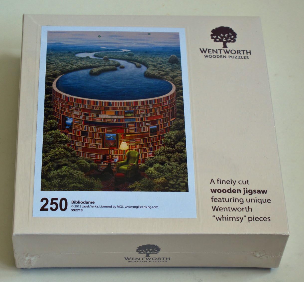 Puzzle Wentworth en bois "Bibliodame" (250 pièces) Amazon.co.uk Toys
