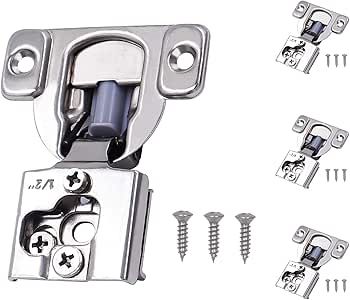 Bisagras de gabinete, 100 grados, cierre suave, bisagra de puerta con