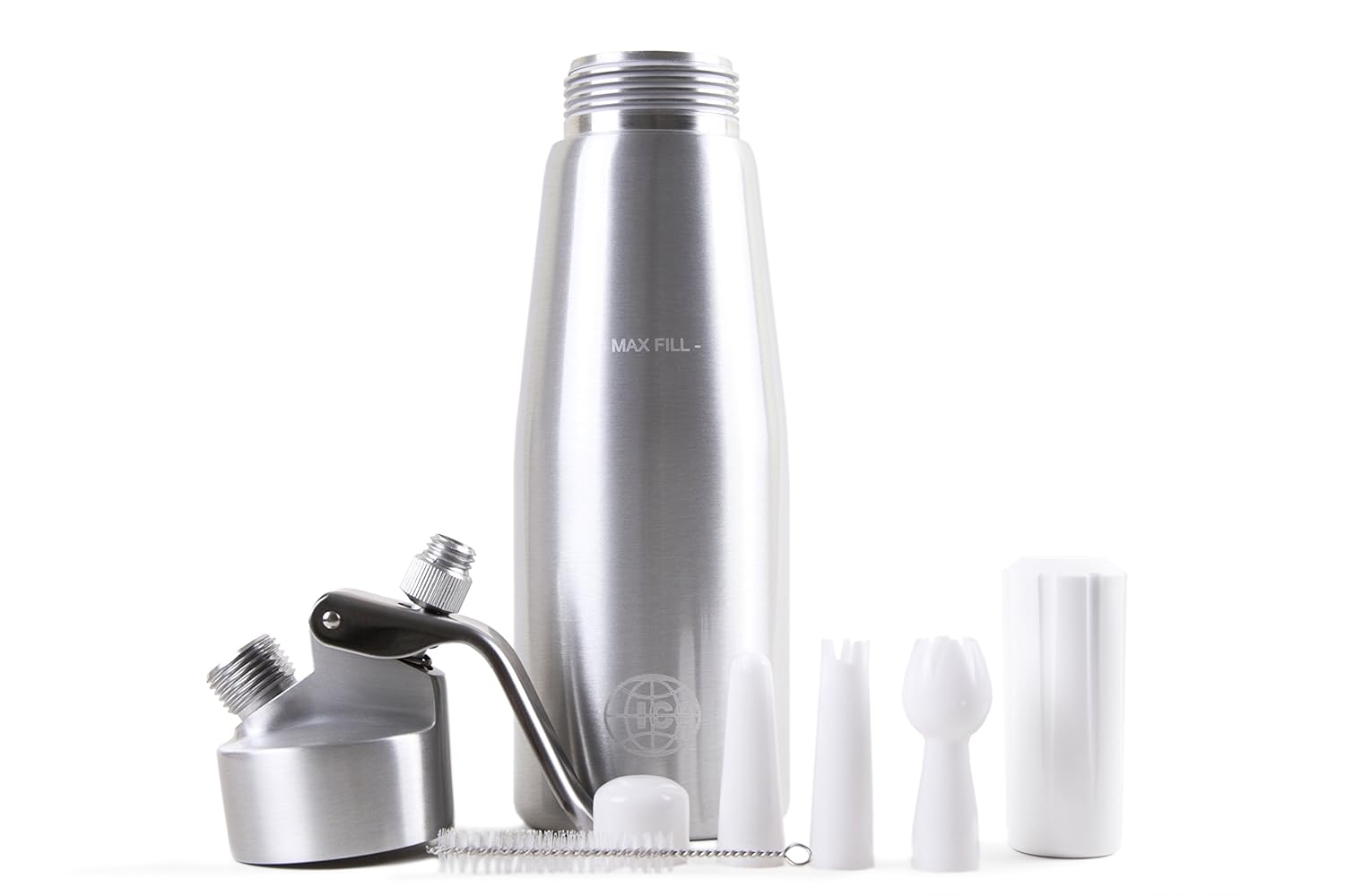 ICO Aluminum Cream Whipper Culinary Whipped Cream Dispenser 500 ml