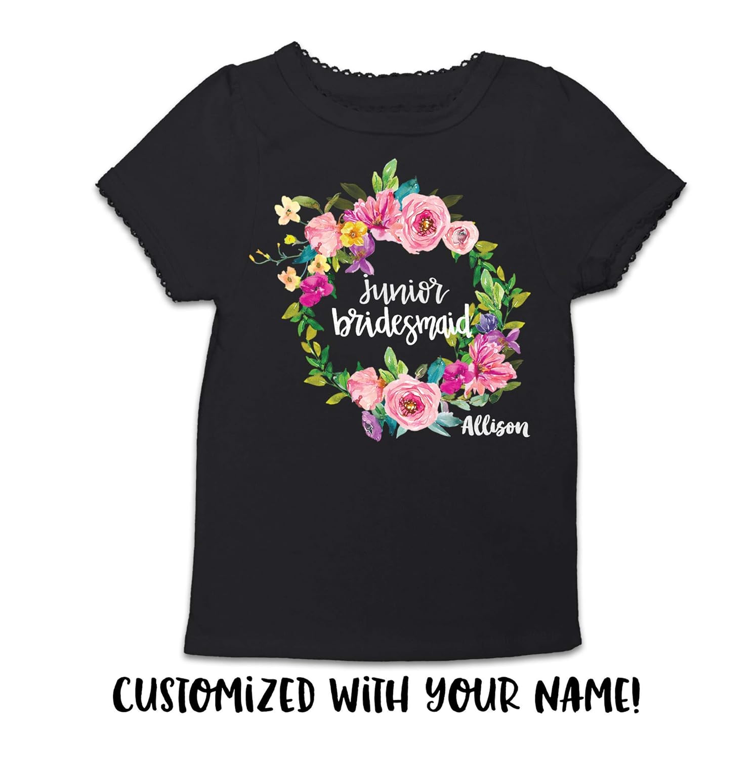 junior bridesmaid shirt