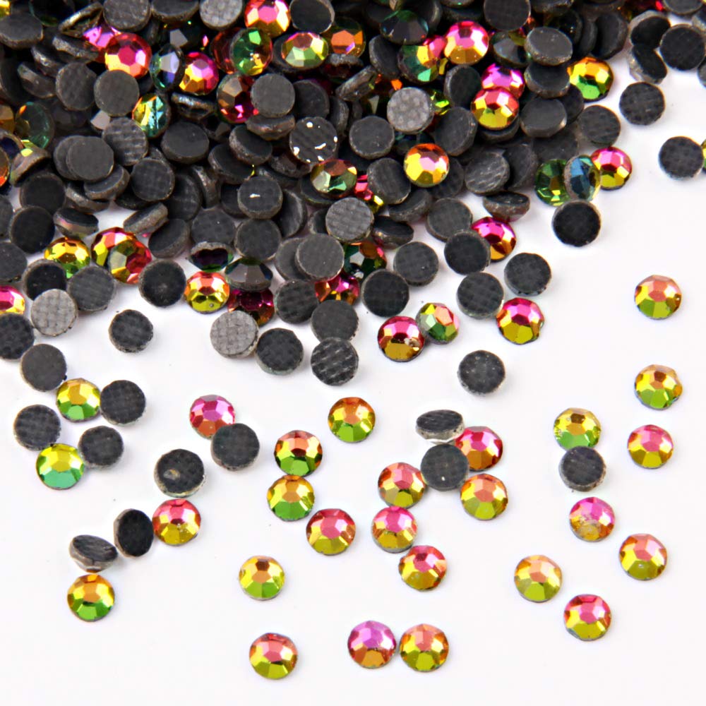 Crystal Hotfix Rhinestone,Machine Cut Stone 1440pcs/pkg (Rainbow,SS16/4mm)