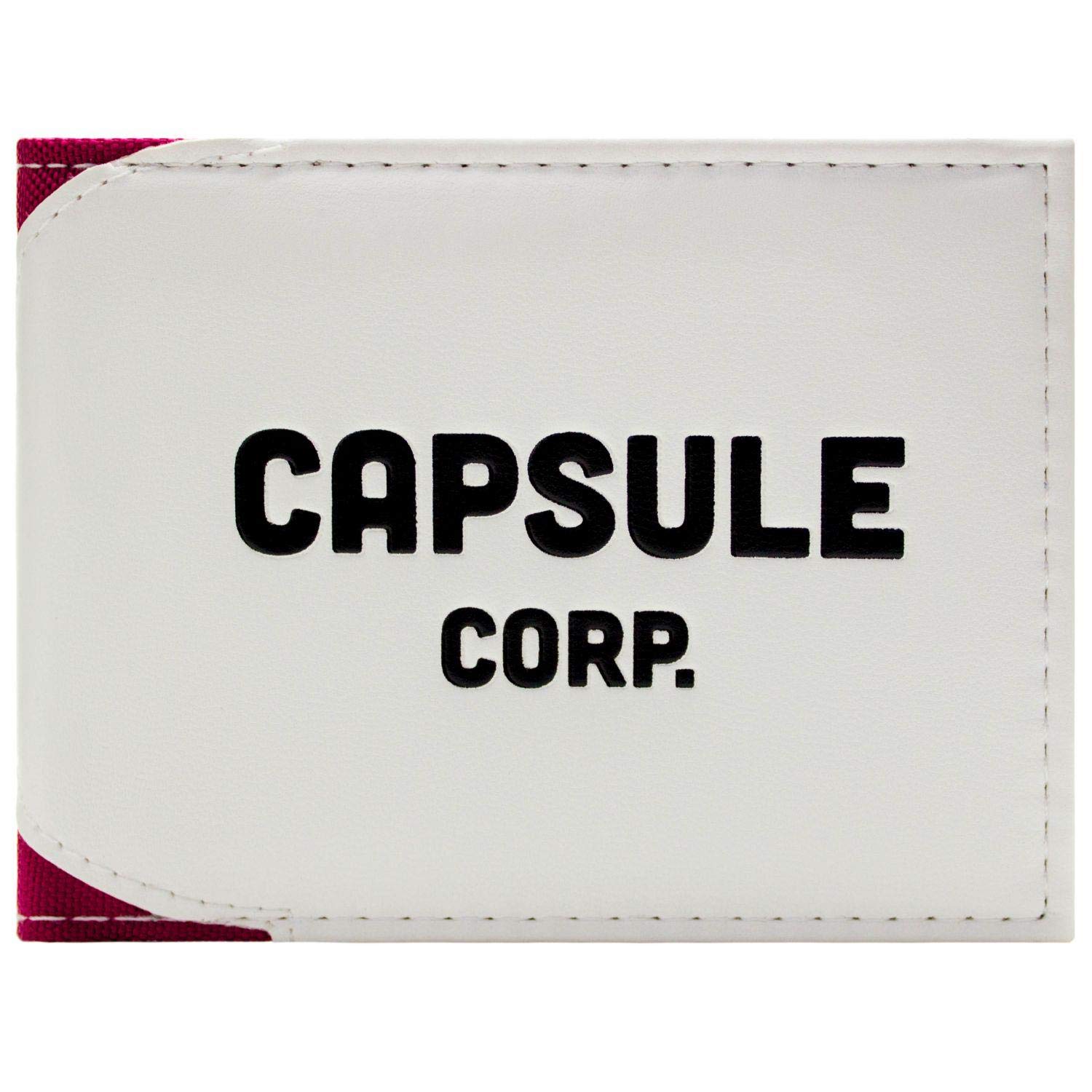 Dragon Ball Z DB-Z Capsule Corpo High-Tech Lab Wallet Bi-Fold ID & Card Holder, White
