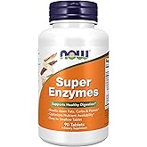 NOW Foods Supplements, Super Enzymes, Formulated with Bromelain, Ox Bile, Pancreatin and Papain, Super Enzymes, 90 Tablets