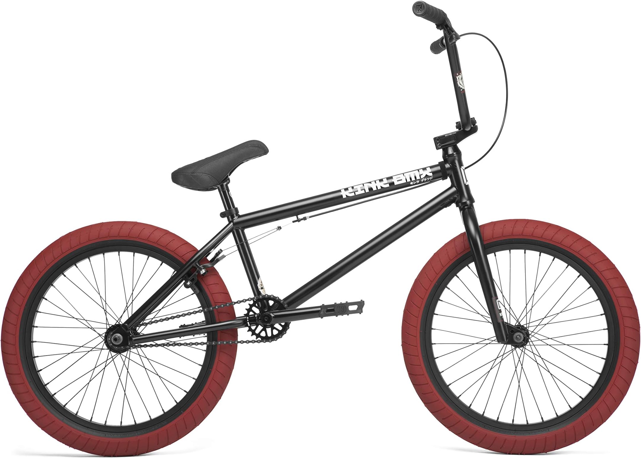 Kink Gap 20" 2020 Freecoaster BMX Freestyle Bike (20.5" - Matte Guinness Black)