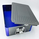 Aluminium Alloy Sterilization Tray case with Silicone mat Surgical Instrument
