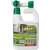 Trifecta Ready-to-Use Outdoor Pest Control Spray | 32 oz | Essential-Oil Yard Spray For Mosquitoes, Ants, Fleas, Ticks And Gnats | Ready To Use On Lawns And Outdoor Areas