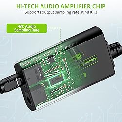 LiNKFOR 3.5mm to SPDIF Converter Analog to Digital