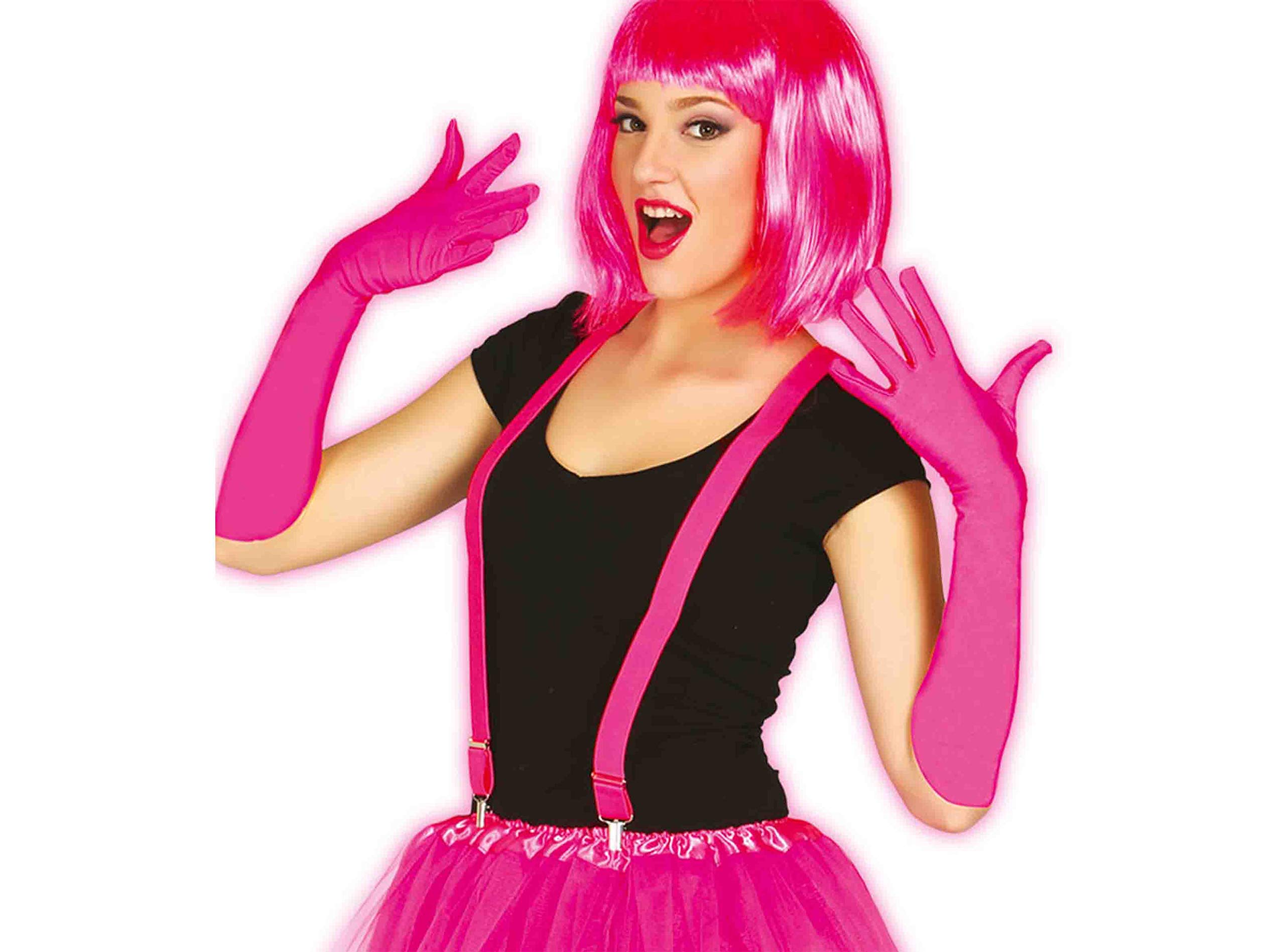 FIESTAS GUIRCA strapless fuchsia neon