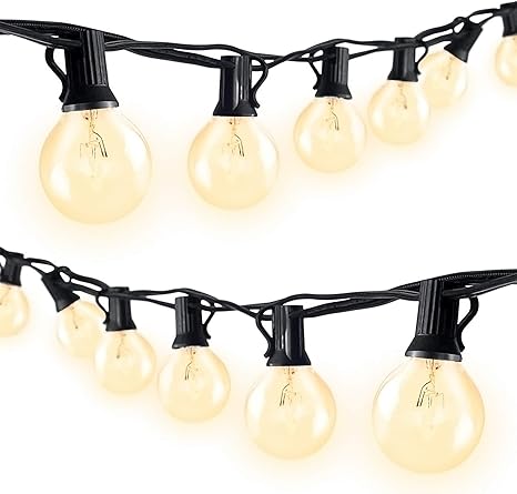 redlemon serie de 25 focos colgantes vintage 7 5 m de luz calida luces ideales para exteriores resistentes al agua decoracion de terrazas