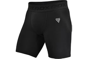RDX Compression Shorts Men Ultra-Tight Stretchable Baselayer Athletic Sports, Spandex Activewear Underwear Workout Running
