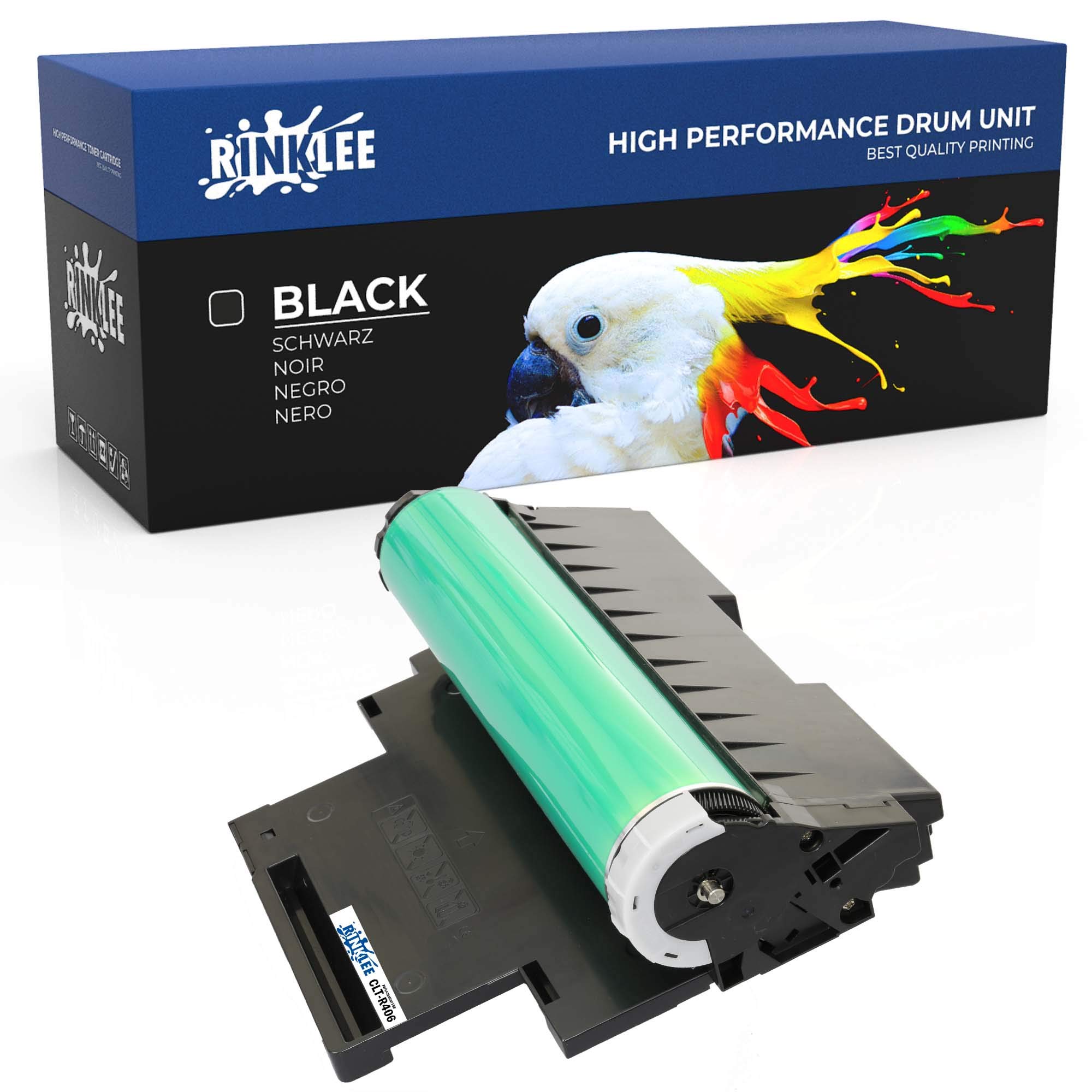 RINKLEE CLT-R406 Drum Unit Compatible with Samsung Xpress SL-C410W C430 C430W C460W C460FW C480W C480FN C480FW CLP-365 CLP-360 CLX-3305 CLX-3305FN CLX-3305W CLX-3305FW | High Yield 16000/4000 Pages