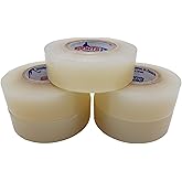 Clear Hockey Tape. Shin Pad Sock Tape, Rips Easily, 5 Pack. SportsTape - Hockey Sock Tape Used by the pros - Made in USA