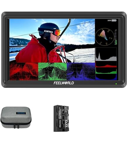 FEELWORLD LUT6S 6 Inch 2600nits 3G-SDI 4K HDMI 1920X1080 HDR/3D