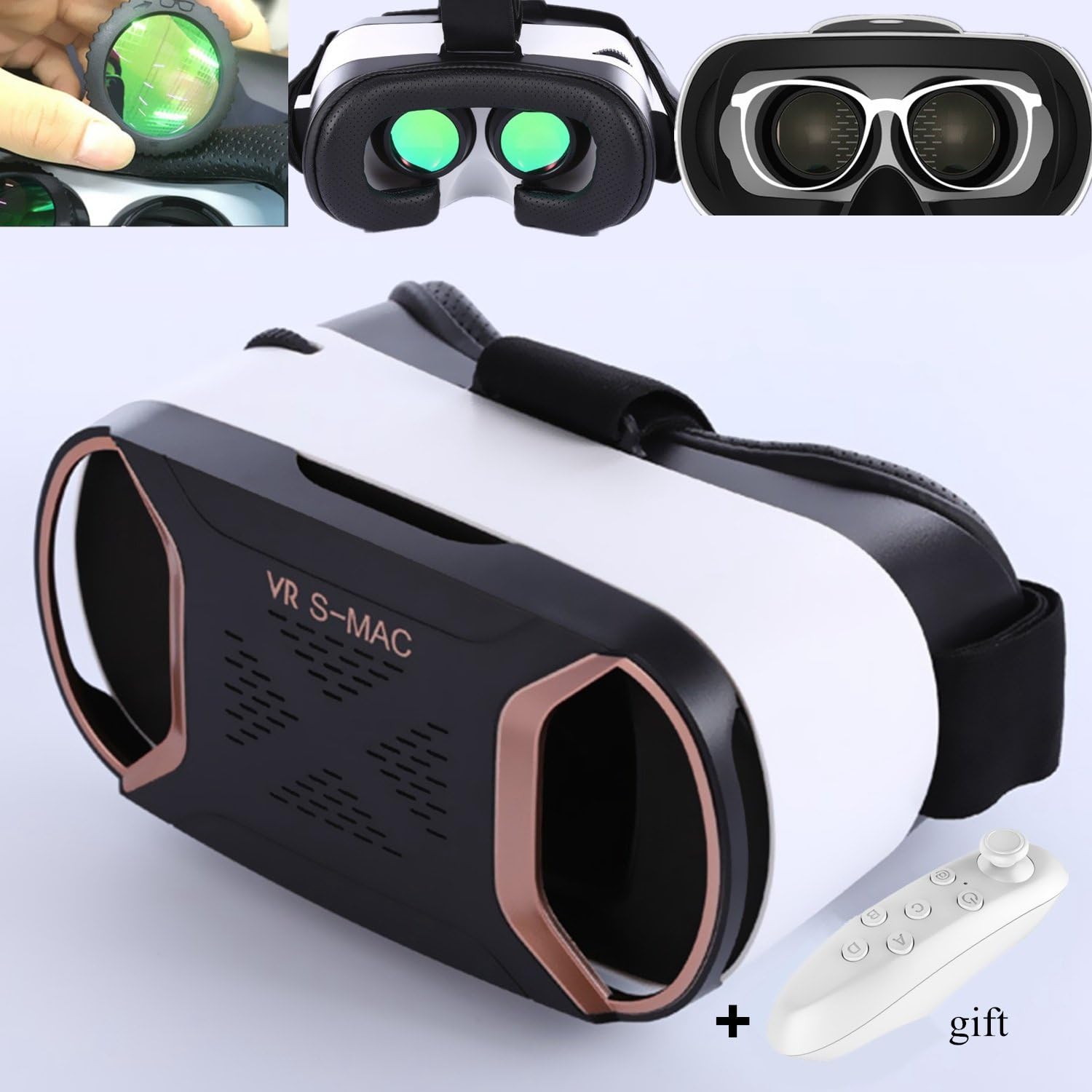 VR Glasses with Remote, Bevifi 3D VR Virtual Reality Amazon.co.uk