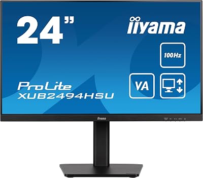 iiyama ProLite -B6 24 Inch Full HD IPS Monitor USB Hub