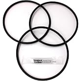 Better Home Water Cannister O-ring kit(3Pc) services 151121 Pentek/Pentair, Culligan OR-38, GE WS03X10001 and Campbell 10800-034 Water Filter Housings. Lubricant Included.