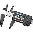 SCITOOLS Small Digital Caliper 0-4" Mini Measuring Tool, Micrometer Caliper with Auto-Off Feature, Interchangeable Between inches and millimeters for Jewelry Measurement and 3D Printing