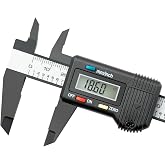 SCITOOLS Small Digital Caliper 0-4" Mini Measuring Tool, Micrometer Caliper with Auto-Off Feature, Interchangeable Between inches and millimeters for Jewelry Measurement and 3D Printing