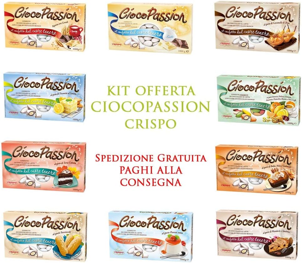 CONFETTI CRISPO Offerta per Confettate o Bomboniere CIOCOPASSION 50