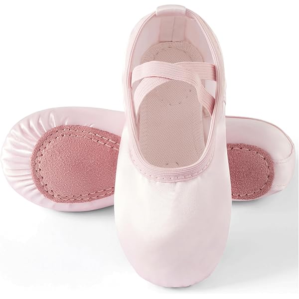 Amazon.com | TRIPLE DEER Ballet Shoes for Girls, Satin Dance