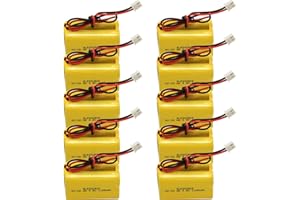 GLESOURCE (10 Pack 4.8v 1100mAh Compatible for MAG93NC487 BL93NC487 Lithonia ELB B006 Lithonia ELBB006 ELBCS06 ELB-CS06 Emergency/Exit Light Sign