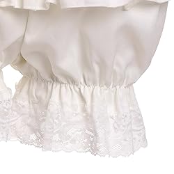 Vibsion Womens Lolita Bloomers Maid Ruffles Pumpkin