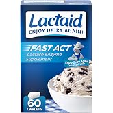 Lactaid Fast Act Lactose Intolerance Relief Caplets, 60 Count