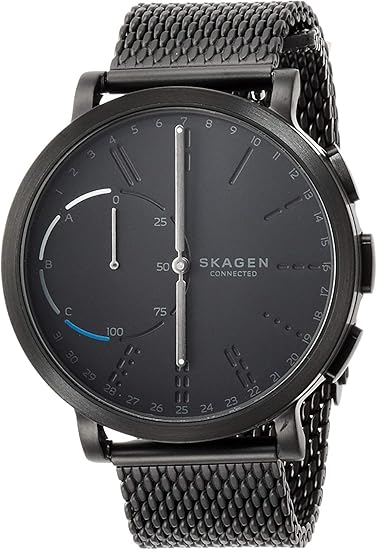 Amazon Skagen スカーゲン 腕時計 Hagen Connected ハイブリッドスマートウォッチ Skt1109 メンズ ブラック ステンレスベルト 並行輸入品 メンズ腕時計 腕時計 通販