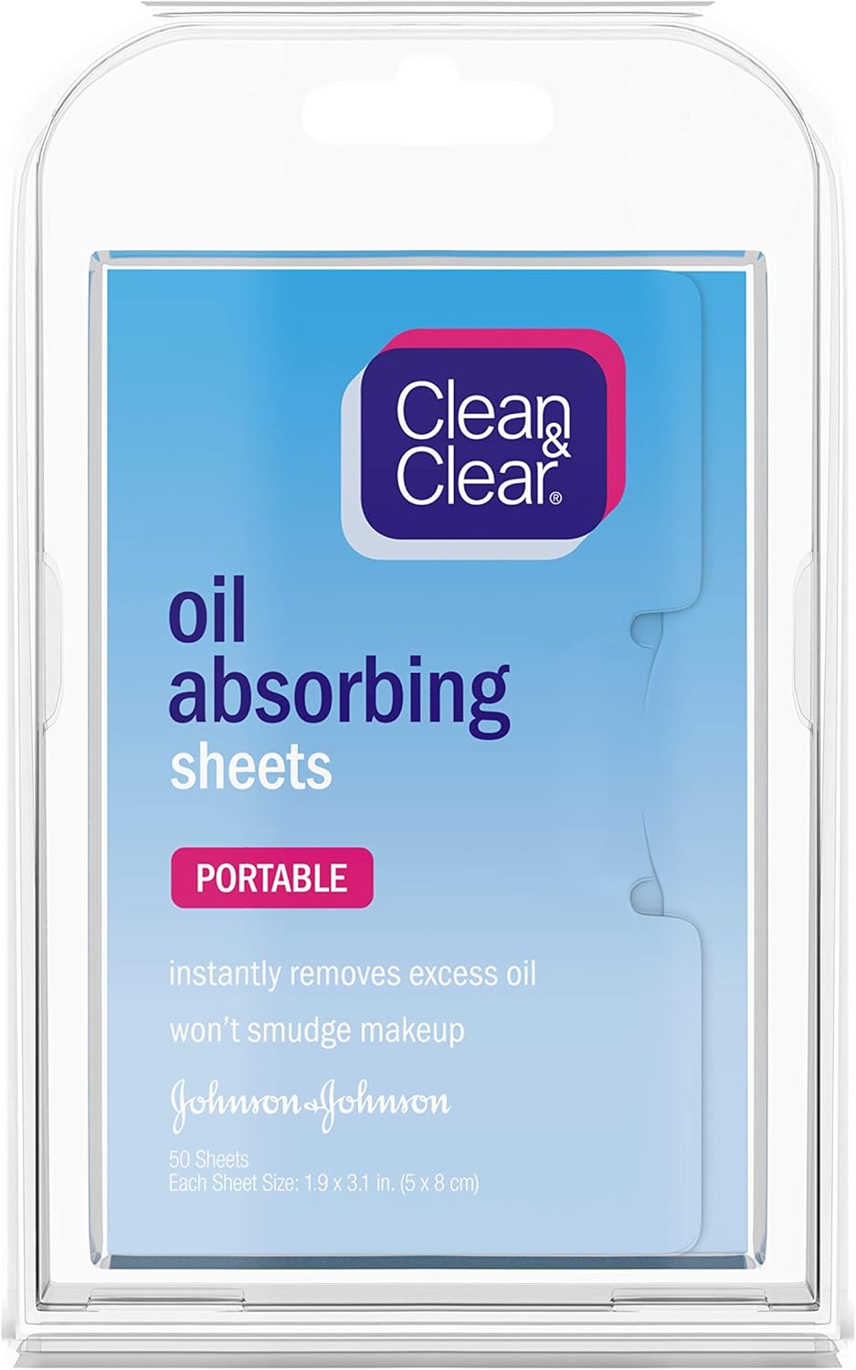 Clean \u0026 Clear Oil-Absorbing Sheets, 50 