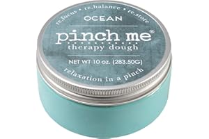 Pinch Me Therapy Dough - Holistic Aromatherapy Stress Relieving Putty - 10 Ounce Ocean Scent
