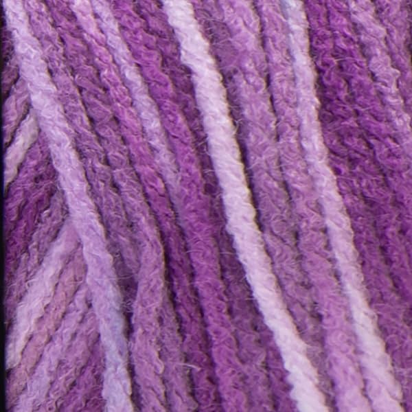 RED HEART SUPER SAVER ECONOMY YARN, PURPLE TONES (E300.0546)