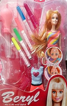 Doll Beryl Play Set with Accessories by Eduville