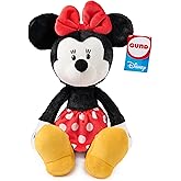 GUND Disney Official Minnie Mouse Toothpick Plush, Mickey and Friends, Disney Stuffed Animal for Ages 1 and Up, Black/White, 15”