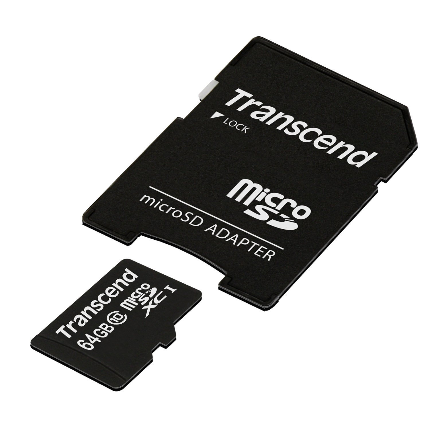 Transcend 64GB microSDXC/SDHC Class 10 (Premium) with Adapter