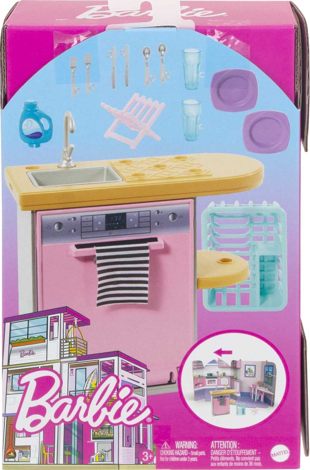 Mua Barbie Furniture & Accessories Set, Doll House Décor, 10+ Pieces ...