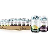 Zevia Sparkling Water Combo Pack, 12 Ounce Cans (Pack Of 24)