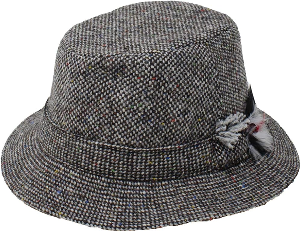 mens irish tweed walking hat